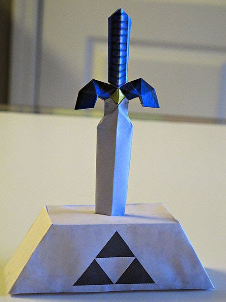 The Legend Of Zelda Master Sword Papercraft Paperized Crafts