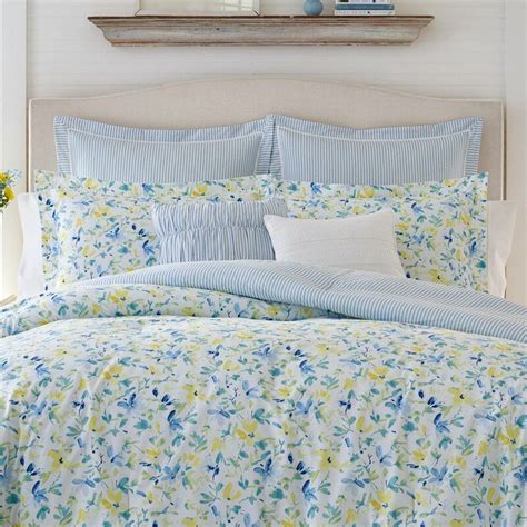 Laura Ashley Nora Reversible Comforter Set Wayfair Comforter Sets