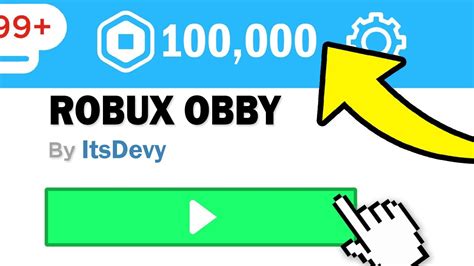 100K FREE ROBUX OBBY ON ROBLOX Working 2020 YouTube