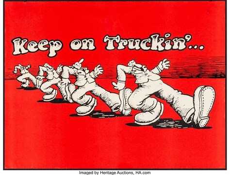 Keep on Trucking (1967). Rolled, Fine/Very Fine. Commercial Poster ...
