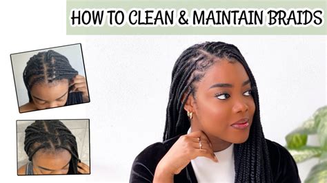 HOW TO REFRESH AND MAINTAIN KNOTLESS BOX BRAIDS NO FRIZZ YouTube