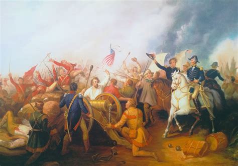 Idealized Version Of The Battle Of New Orleans Used In Jacksons