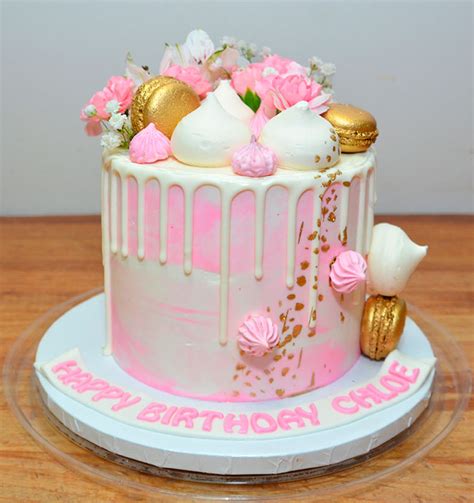 Custom Happy Birthday Cake Chefnessbakery
