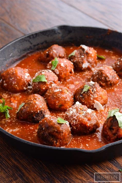 This Eggplant Meatball Recipe Is Made With Roasted Eggplant Creamy