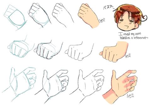 How To Draw Simple Anime Hands Lohawen