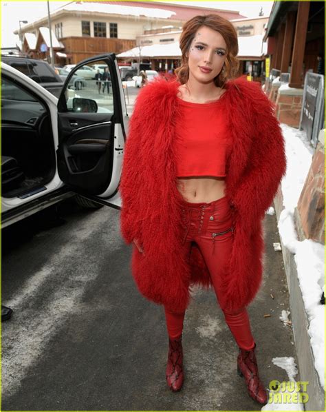 Photo Bella Thorne Red Outfit Sundance 03 Photo 4020347 Just Jared Entertainment News