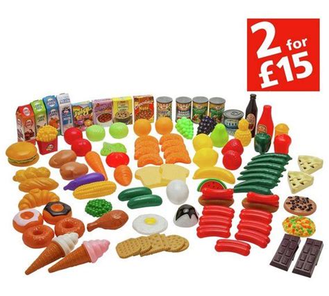 Buy Chad Valley 120 Piece Play Food Set Role Play Toys Argos Play
