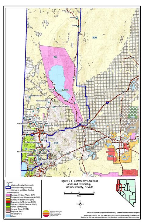 30 Description Of The County Washoe County Fire Plan Nevada Community Wildfire Risk