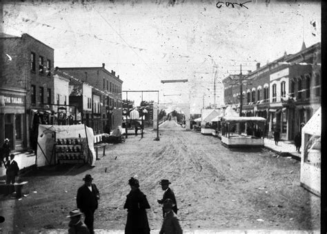 Main Street Momence Il Late 19th Century Looking South To Kankakee