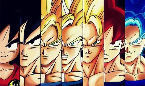 Dragon Ball All The Transformations Of The Saiyajins In The Detailed Graphics Of A Fan 〜 Anime