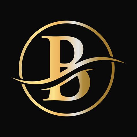 Letter B Logo Design For Business And Company Identity With Luxury