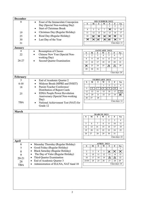 Deped Releases Calendar For Sy 2022 2023