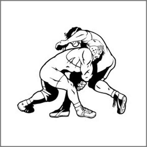 Download High Quality Wrestling Clipart Drawing Transparent Png Images