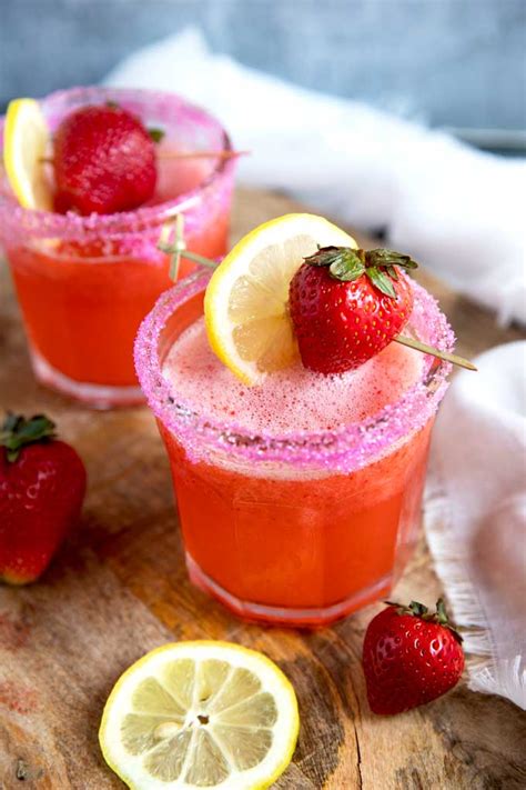 Drinks To Make With Strawberry Vodka Strawberry Basil Vodka Cocktail No Spoon Necessary