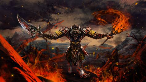Dark Warrior HD Wallpaper | Background Image | 3000x1688