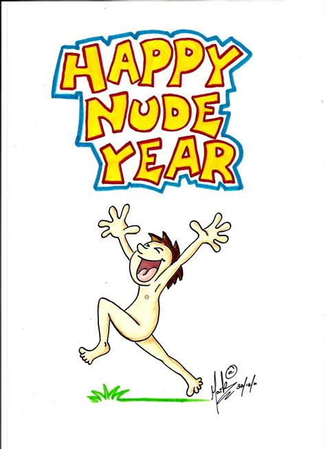 Nudiarist Happy Nude Year Image From