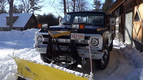 1970 Chevy Plow Truck In Service 2017 Youtube