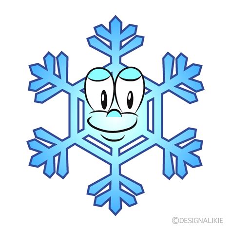 Free Snowflake Cartoon Image｜charatoon