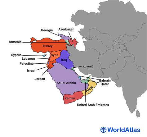 Western Asia Worldatlas