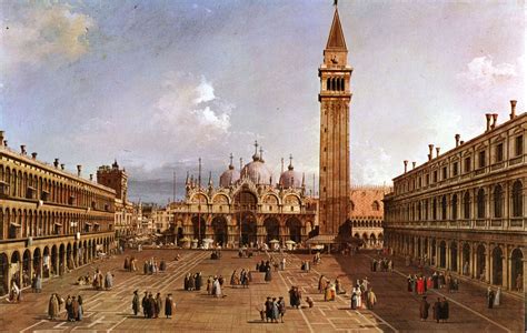 Canaletto San Marco 1740 Piazza San Marco Canaletto San Marco