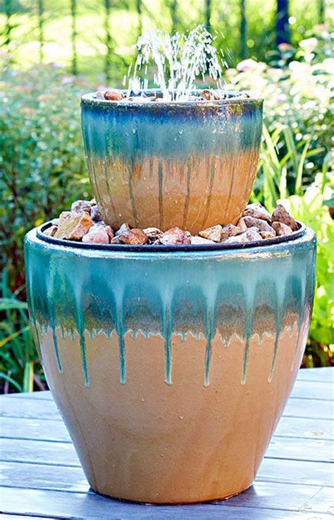 Diy solar water fountain with garden planter. Ideas To Make Your Own Outdoor Water Fountains - TOP Cool DIY