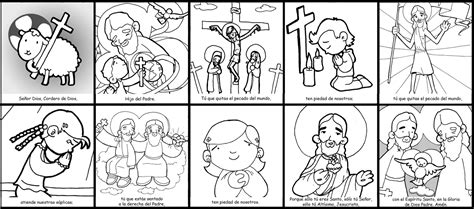 Dibujos Para Catequesis OraciÓn Del Gloria Misa