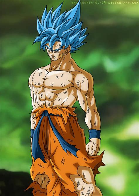 Goku Super Saiyan Blue Universe Survival By Sennin Gl 54 On