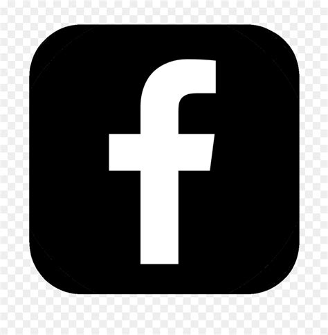 Black Facebook Logo Clip Art