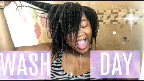 Natural Hair Wash Day Routine Youtube