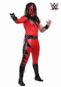 Wwe Plus Size Kane Costume For Adults Wrestler Costume