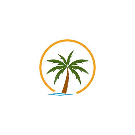 Gambar Template Logo Pantai Logo Pantai Desain Png Dan Vektor Dengan