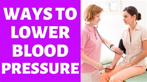 Natural Ways To Lower Your Blood Pressure At Home Blood Pressure