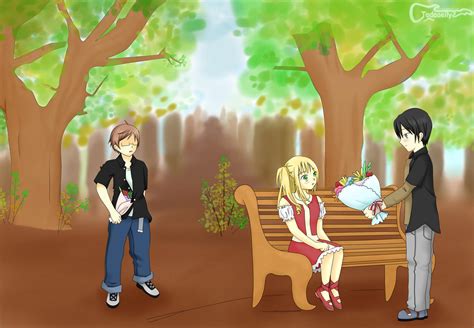 Love Triangle By Tadaaelly2 On Deviantart