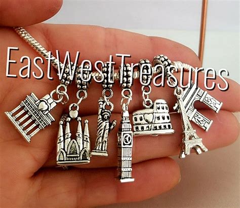 Landmark Charm Charm For Pandora Barcelona Spain Italy Etsy