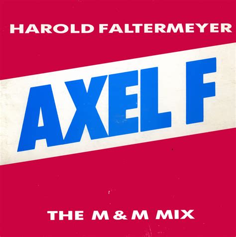 Music On Vinyl Axel F Harold Faltermeyer