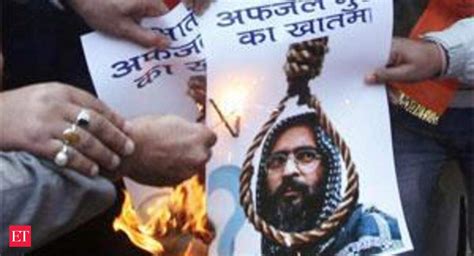 Afzal Guru Afzal Guru First To Be Hanged At Tihar After Indira Gandhis Killers The Economic