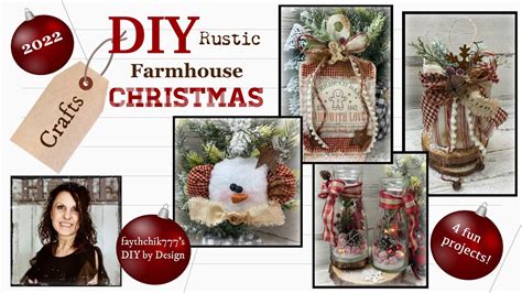 Diy Rustic Farmhouse Christmas Crafts Diy Christmas Crafts Diy