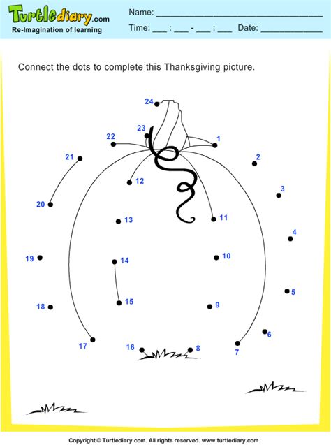 Игры, в которые играют дети и я. Thanksgiving Connect the Dots by Numbers Pumpkin Worksheet ...