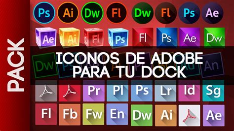 Pack De Iconos De Adobe Para Tu Dock Videozone
