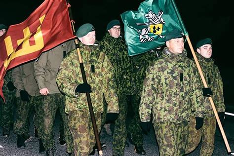Iškilmingas Lietuvos kariuomenės Algirdo bataliono žygis per Lietuvą - Galvė