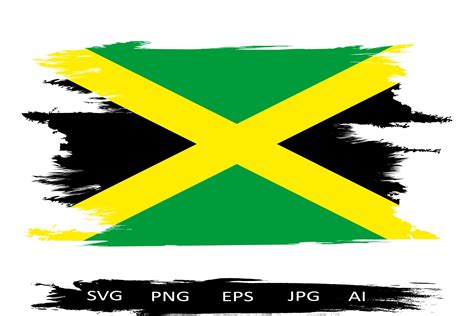 Jamaica Flag Illustrations ~ Creative Market