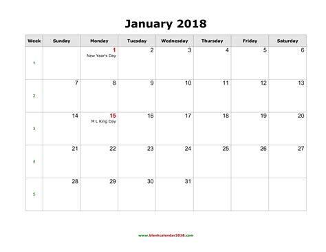 Printable January Calendar 2018 ~ Certificate Letter