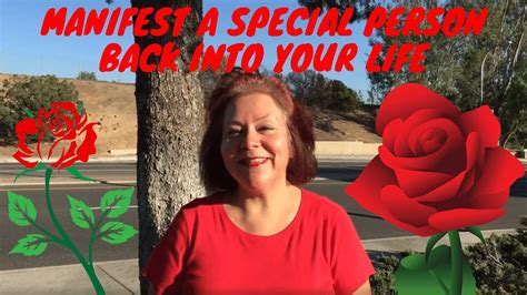 How to manifest a person to come back. Manifest A Special Person Back Into Your Life - YouTube