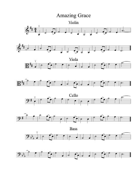 This music is traditional, written in 1779. Amazing Grace Sheet Music and Tablature - StringClub