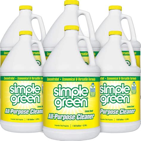 Simple Green 1 Gal Lemon Scent All Purpose Cleaner 6 Pack