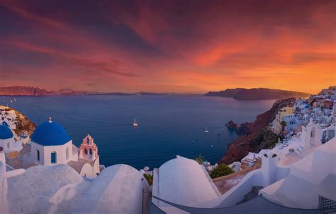 Greece Sunset Wallpapers Top Free Greece Sunset Backgrounds