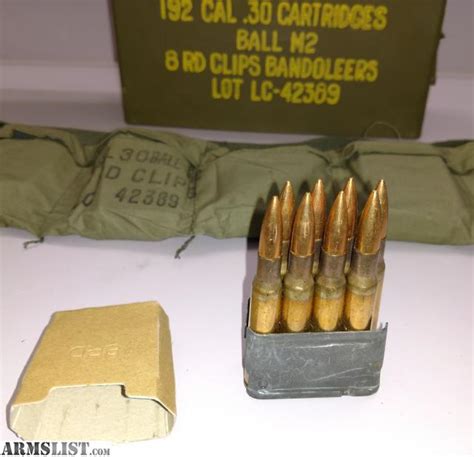 Armslist For Sale 30 Cal M2 Ball Ammo