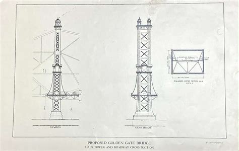 The Golden Gate Bridges First Draft 1922 Design Was An Industrial Mess