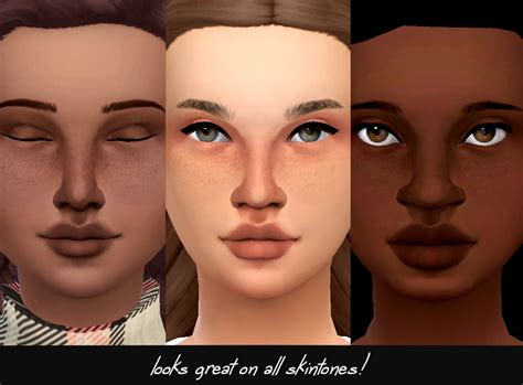 Mod The Sims Harper A Full Face Skin Detail