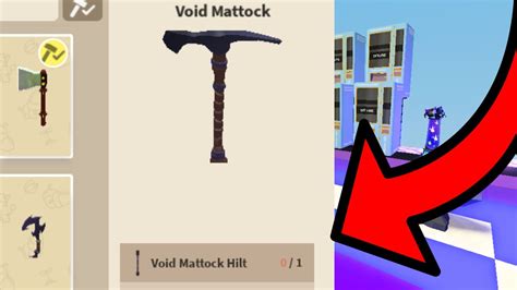 How To Get The New Void Mattock Hilt In Roblox Islands Youtube